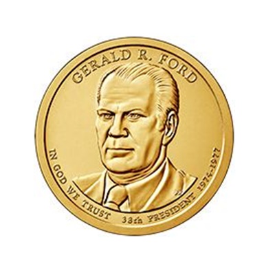 2016 (P) Presidential $1 Coin – Gerald R Ford